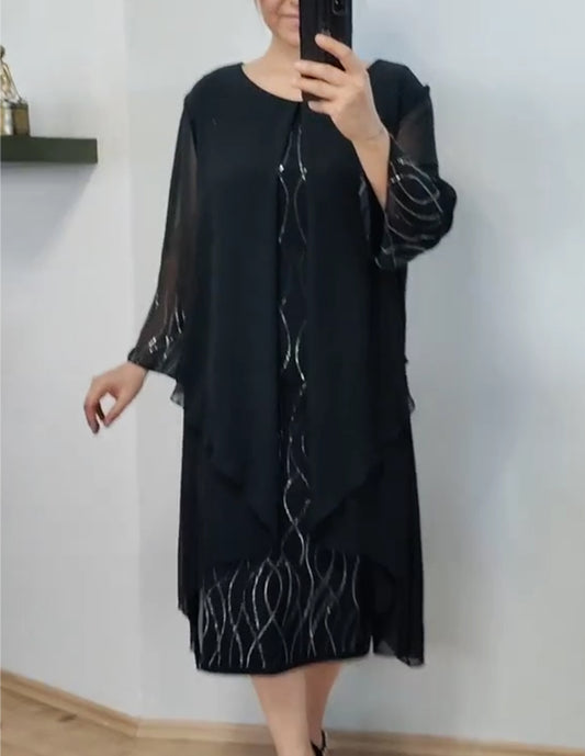 【S-5XL】🔥Modna haljina od šifona 2024